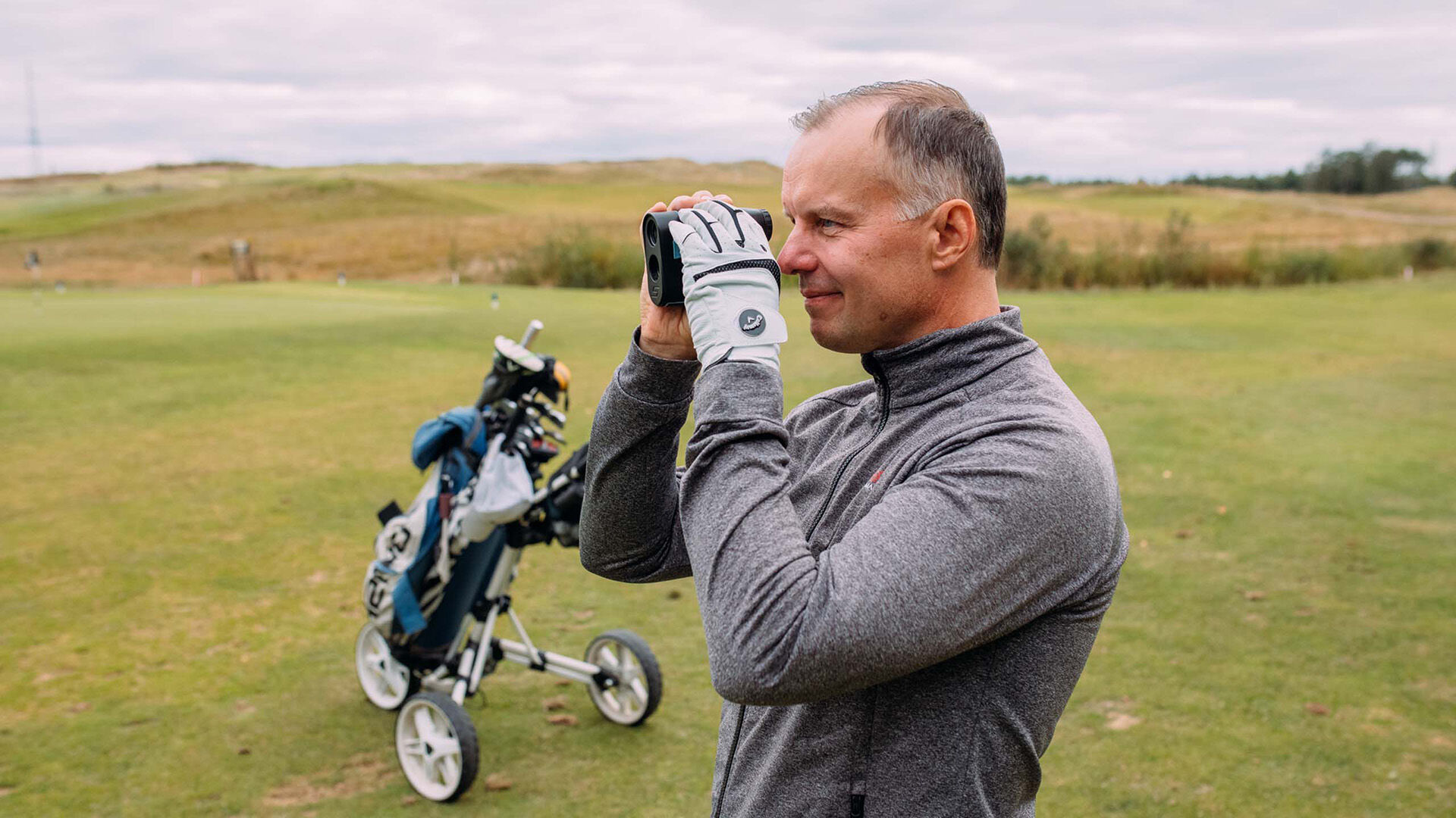 Urheilun&auml;&ouml;ntutkimuksessa k&auml;ynyt golfin pelaaja